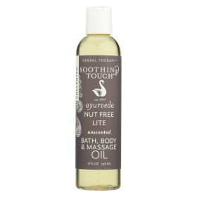 Soothing Touch Massage Oil - Nut Free - 8 Oz