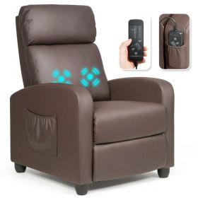 Reclining Massage Reading Chair with Foot Rest