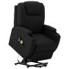 Stand up Massage Chair Black Faux Leather