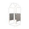 Portable Gothic Roof Plus Type Full Size Far Infrared Sauna tent. Spa;  Detox ; Therapy and Relaxation at home.Larger Space; Stainless Steel Pipes Con