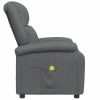 Massage Chair Anthracite Faux Leather