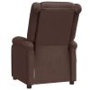 Massage Chair Brown Faux Leather