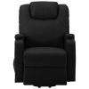 Stand up Massage Chair Black Faux Leather