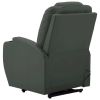 Stand up Massage Chair Anthracite Faux Leather