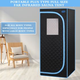 Portable Plus Type Full Size Far Infrared Sauna tent. Spa, Detox ,Therapy and Relaxation at home.Larger Space