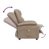 Massage Chair Cappuccino Faux Leather