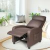 Reclining Massage Reading Chair with Foot Rest