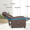 Reclining Massage Reading Chair with Foot Rest