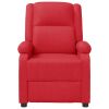 Massage Chair Red Faux Leather