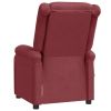 Massage Chair Wine Red Faux Leather