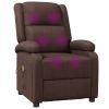 Massage Chair Brown Faux Leather