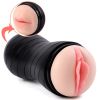 3 in 1 Male Masturbators Adult Sex Toys with Realistic Textured Mouth Vagina and Tight Anus