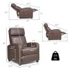 Reclining Massage Reading Chair with Foot Rest