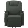 Stand up Massage Chair Anthracite Faux Leather