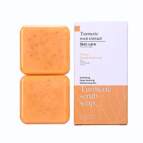 Bath Turmeric Soap Bars For Dark Spots, Handmade Soap For Face  Body, Natural Turmeric Soap For Skin Exfoliating, Nourishing, Natural Soap For All Ski (Option: Turmeric)