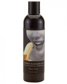 Earthly Body Edible Massage Oil Banana 8oz (SKU: TCN-7750-010)