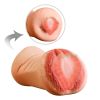 Deep Throat Red Lips Male Masturbator Artificial Silicone Masturbation Massager Aircraft Male Masturbator Aircraft Cup Butt Doll Cup Sex Toys Male Mas