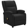 Massage Chair Black Faux Leather