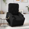 Stand up Massage Recliner Chair Black Faux Leather