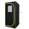 Portable Plus Type Full Size Far Infrared Sauna tent. Spa, Detox ,Therapy and Relaxation at home.Larger Space,Stainless Steel Pipes Connector Easy to