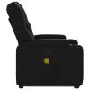 Stand up Massage Recliner Chair Black Faux Leather