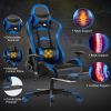 Massage Gaming Chair with Footrest