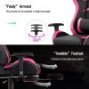 Massage Gaming Chair with Footrest