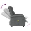 Massage Chair Dark Gray Fabric