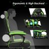 Computer Massage Gaming Recliner Chair with Footrest