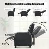 Massage Racing Gaming Single Recliner Chair